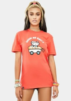 Tokidoki X Hello Kitty Sushi Me Roll'n Short Sleeve Graphic Tee Tops