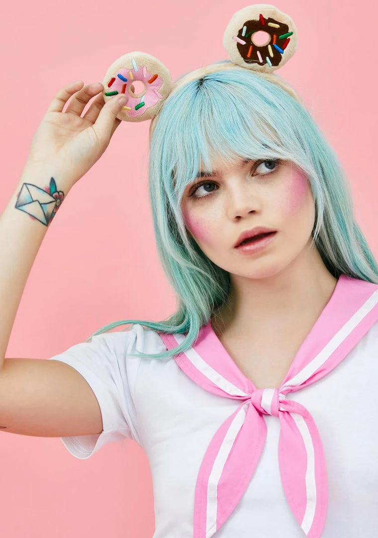 Tokidoki Hair Accessories Donutella Plush Headband 1 Tokidoki Hair Accessories Donutella Plush Headband