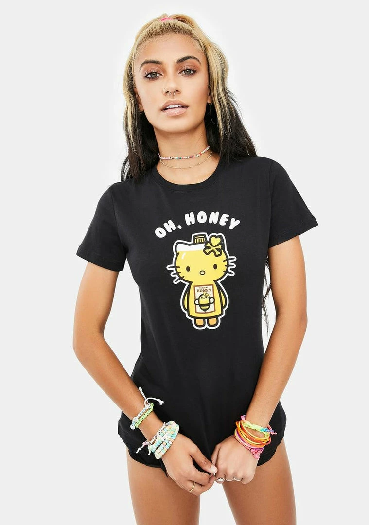 Tokidoki Tops X Hello Kitty Oh Kitty Short Sleeve Graphic Tee 3 Tokidoki Tops X Hello Kitty Oh Kitty Short Sleeve Graphic Tee