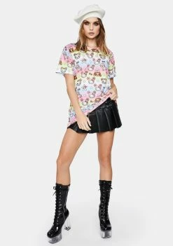 Tokidoki Tops X Hello Kitty Hello Kitty Goes Donuts Graphic Tee 8 Tokidoki Tops X Hello Kitty Hello Kitty Goes Donuts Graphic Tee