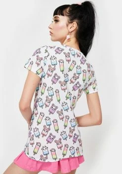 Tokidoki Tops Neopolitan Graphic Tee 9 Tokidoki Tops Neopolitan Graphic Tee