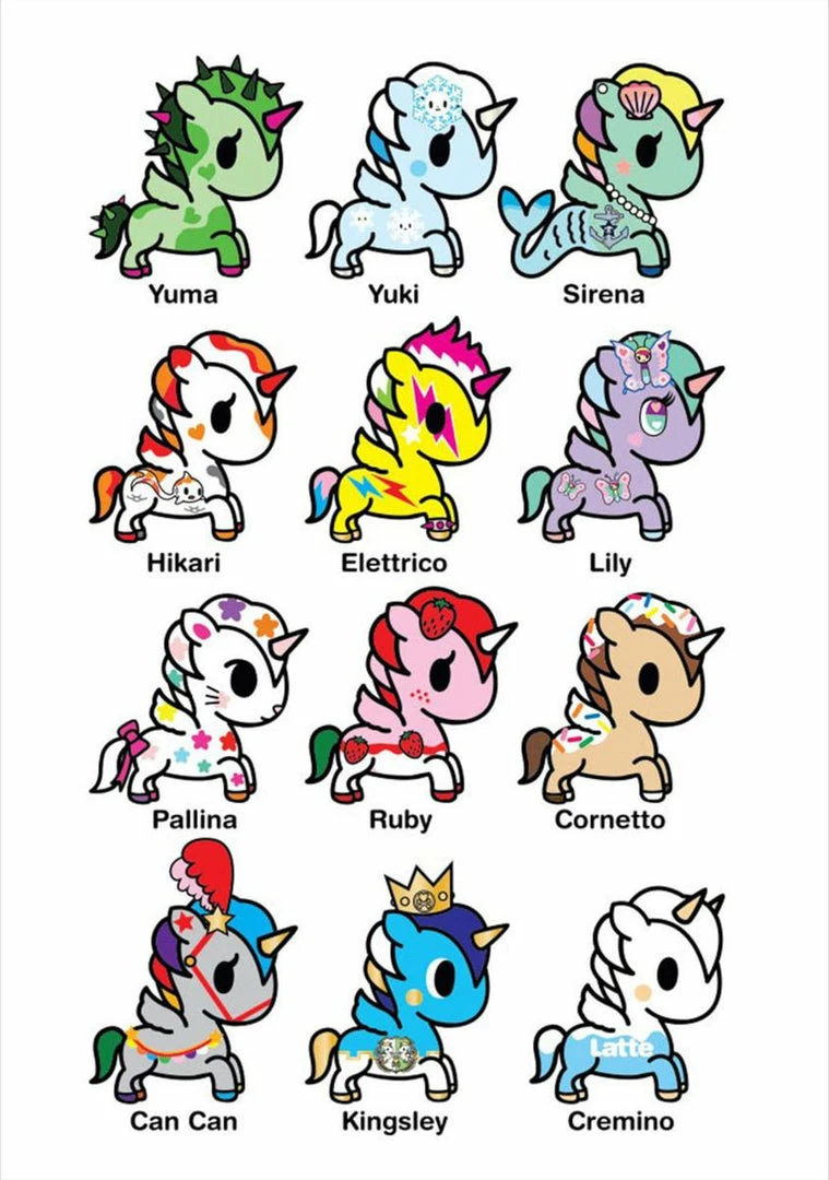 Tokidoki Unicorno Series 4 Blind Box 4 Tokidoki Unicorno Series 4 Blind Box