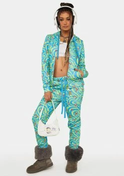 Tokidoki Groovy Zip-Up Hoodie Graphic Hoodies