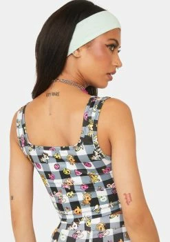Tokidoki Picnic Tank Crop Top Tops 9 Tokidoki Picnic Tank Crop Top Tops