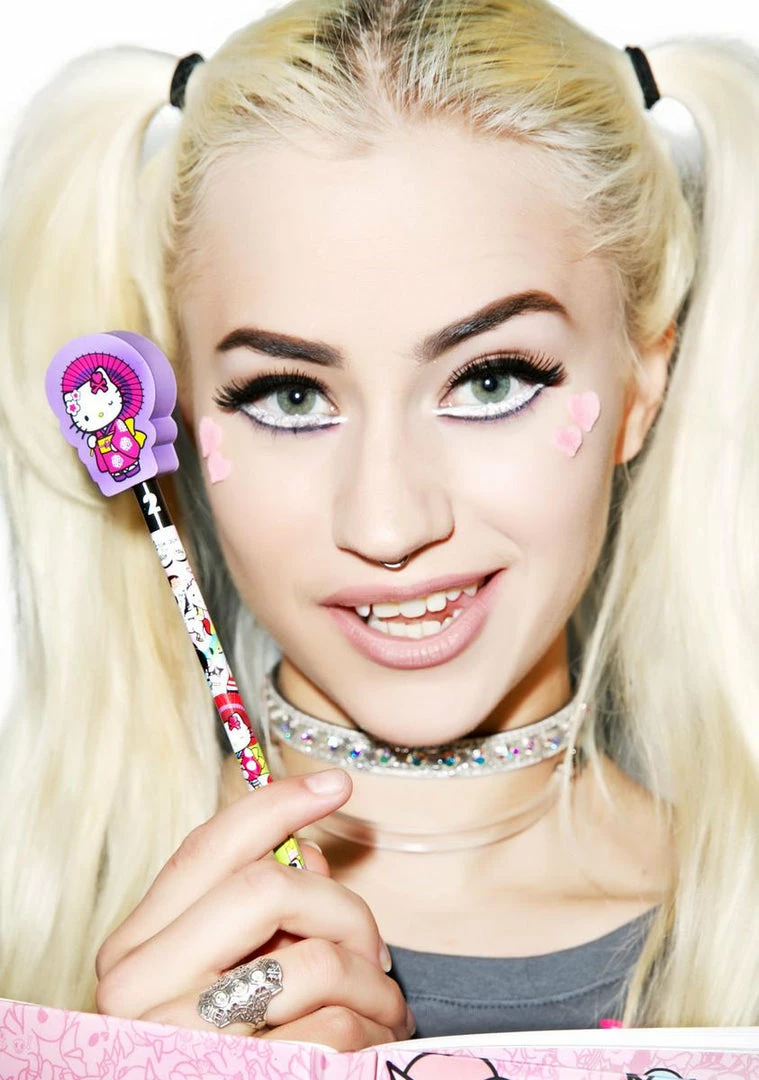 Tokidoki X Hello Kitty Geisha Pencil 3 Tokidoki X Hello Kitty Geisha Pencil