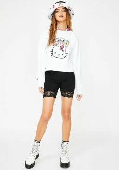 Tokidoki Kitty Cuddle Cropped Hoodie Tops 8 Tokidoki Kitty Cuddle Cropped Hoodie Tops