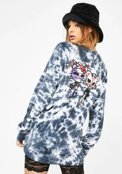 Tokidoki Hello Kitty Geisha Tie Dye Tee Tops