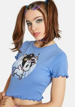 Tokidoki Tops Yoshino Graphic Crop Tee