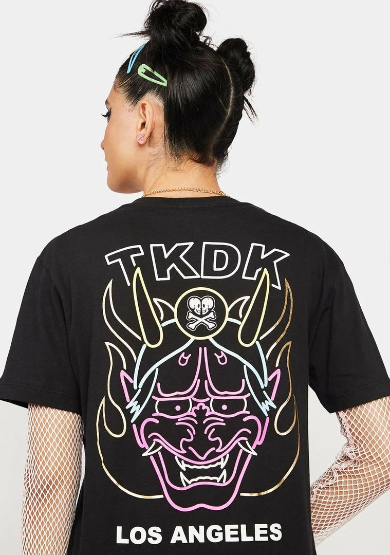Tokidoki Neon City Graphic Tee Tops 3 Tokidoki Neon City Graphic Tee Tops