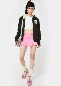 Tokidoki Flower Power Zip Up Hoodie Sweatshirt Outerwear 8 Tokidoki Flower Power Zip Up Hoodie Sweatshirt Outerwear