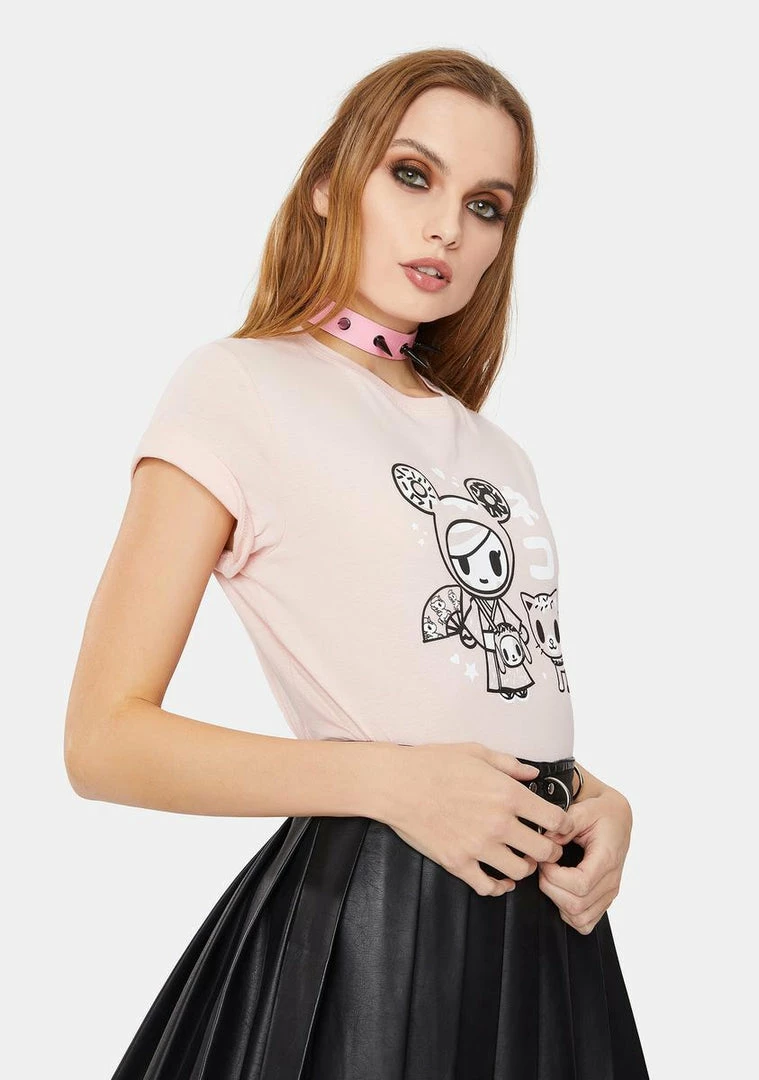 Tokidoki Tops Soft Kitty Graphic Tee 4 Tokidoki Tops Soft Kitty Graphic Tee