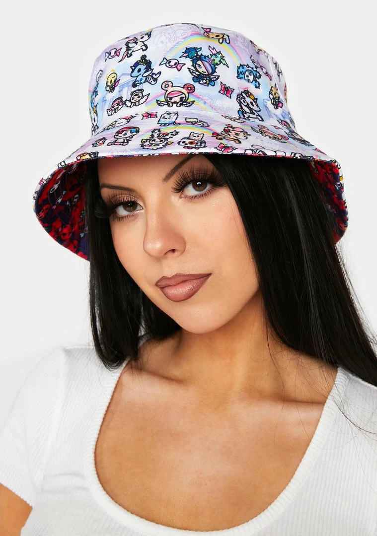 Tokidoki Heavenly Reversible Bucket Hat Hats 3 Tokidoki Heavenly Reversible Bucket Hat Hats