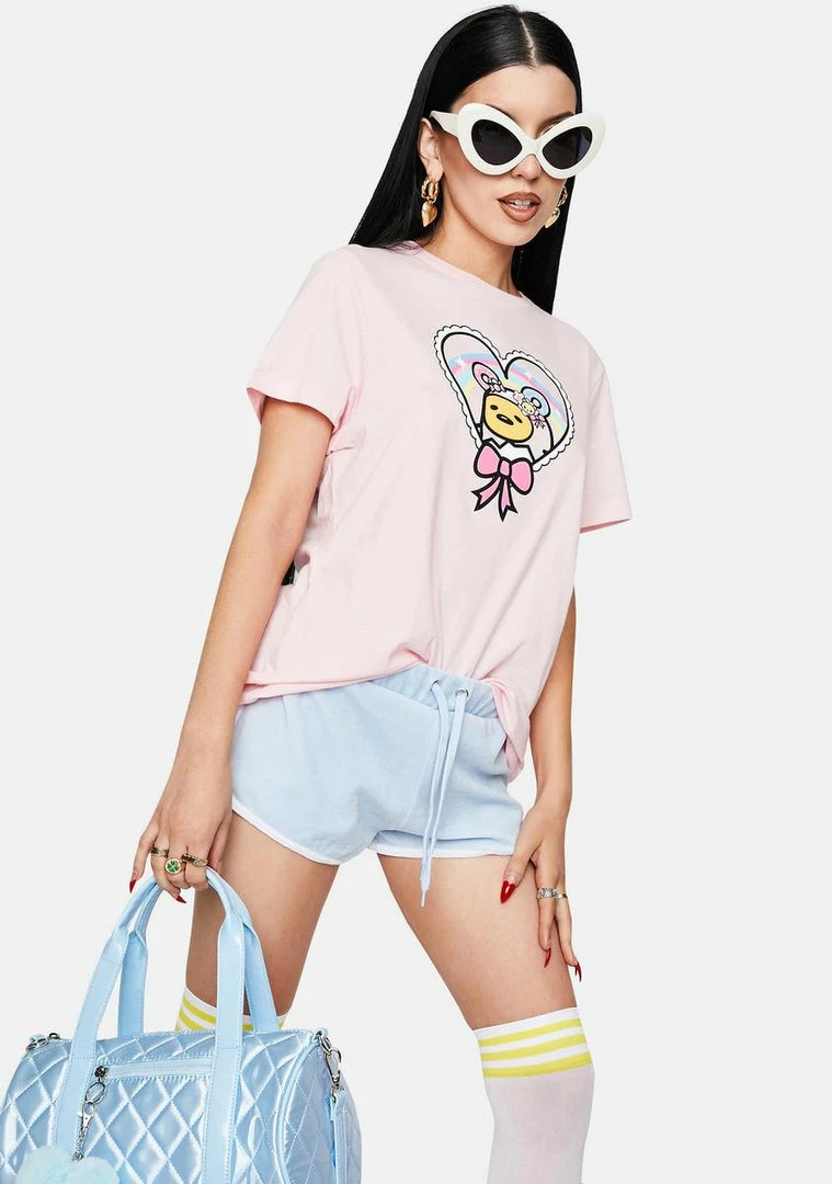 Tokidoki X Gudetama Pretty Gudetama Graphic Tee Tops 4 Tokidoki X Gudetama Pretty Gudetama Graphic Tee Tops