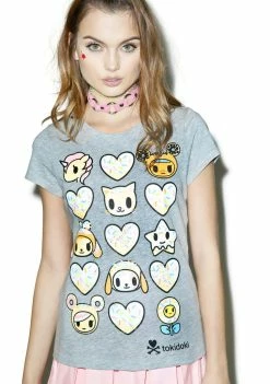 Tokidoki Heart You T-Shirt Tops