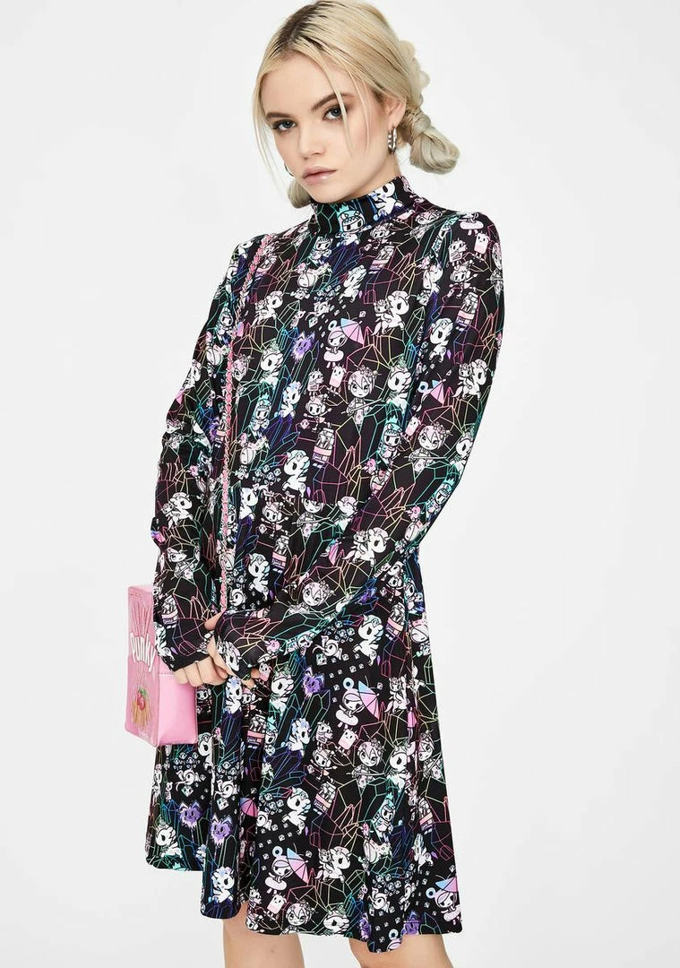 Tokidoki Gem Friends Graphic Tee Dresses 4 Tokidoki Gem Friends Graphic Tee Dresses