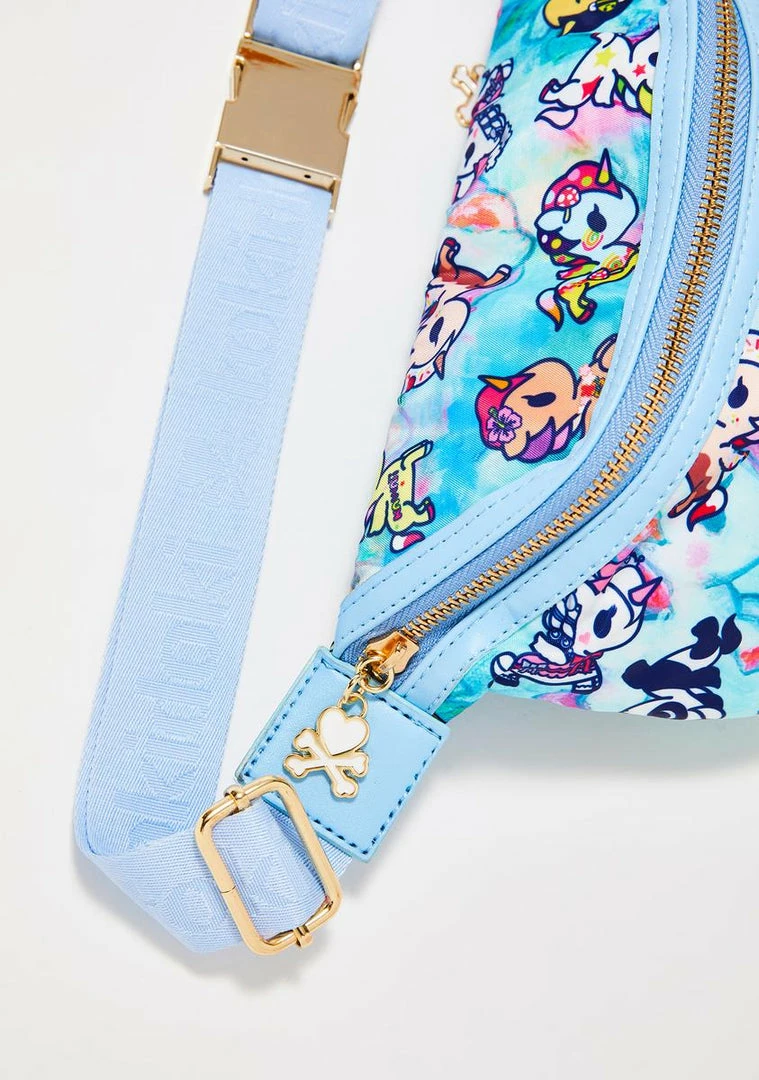 Tokidoki Watercolor Paradise Fanny Pack 6 Tokidoki Watercolor Paradise Fanny Pack