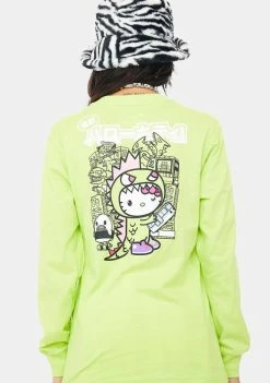 Tokidoki Kaiju Kitty Attack Long Sleeve Tee