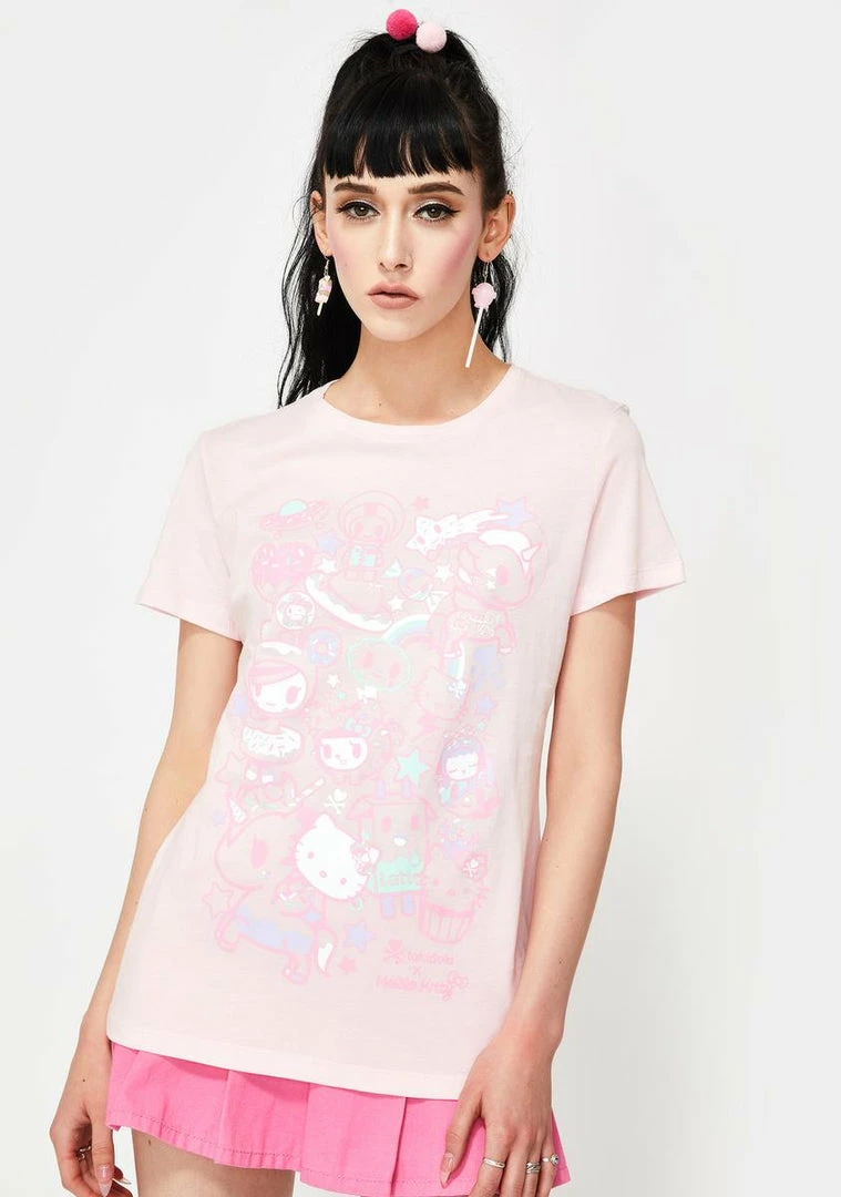 Tokidoki X Hello Kitty Hello Dreamy Graphic Tee 3 Tokidoki X Hello Kitty Hello Dreamy Graphic Tee