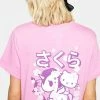 Tokidoki Sakura Fly Away Tee Tops 1 Tokidoki Sakura Fly Away Tee Tops
