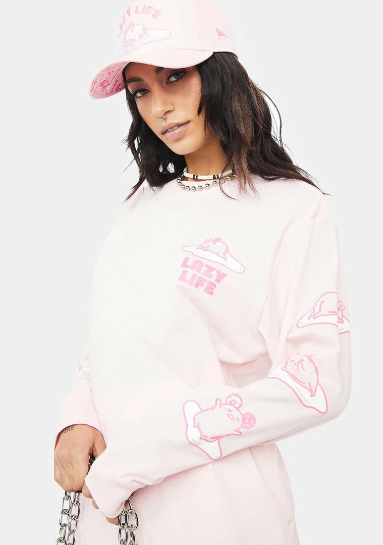 Tokidoki Lazy Life Long Sleeve Tee 5 Tokidoki Lazy Life Long Sleeve Tee