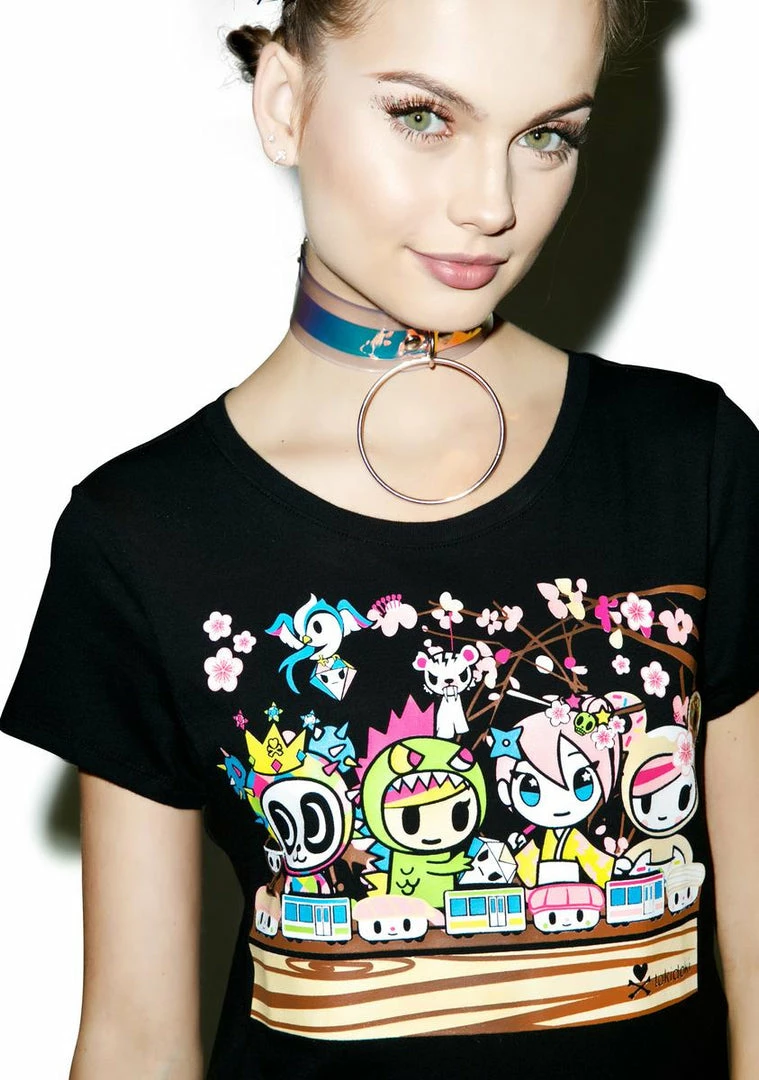 Tokidoki Tops Densha T-Shirt 3 Tokidoki Tops Densha T-Shirt