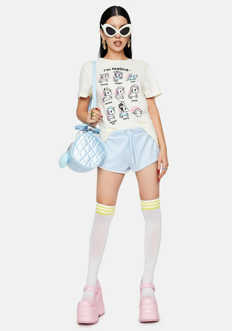 Tokidoki Tops Unicorno Moods Graphic Tee 5 Tokidoki Tops Unicorno Moods Graphic Tee