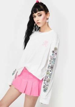Tokidoki Tops Garden Sleeves Long Sleeve Graphic Tee 7 Tokidoki Tops Garden Sleeves Long Sleeve Graphic Tee