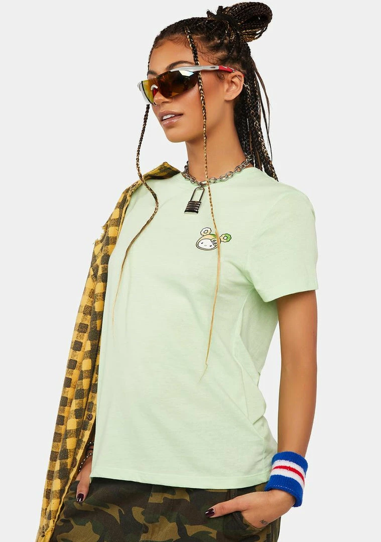 Tokidoki Graphic T-Shirt X Hello Kitty Mochi Matcha Kitty Tee 6 Tokidoki Graphic T-Shirt X Hello Kitty Mochi Matcha Kitty Tee