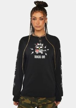 Tokidoki Rock On Badtz-Maru Long Sleeve Tee Tops