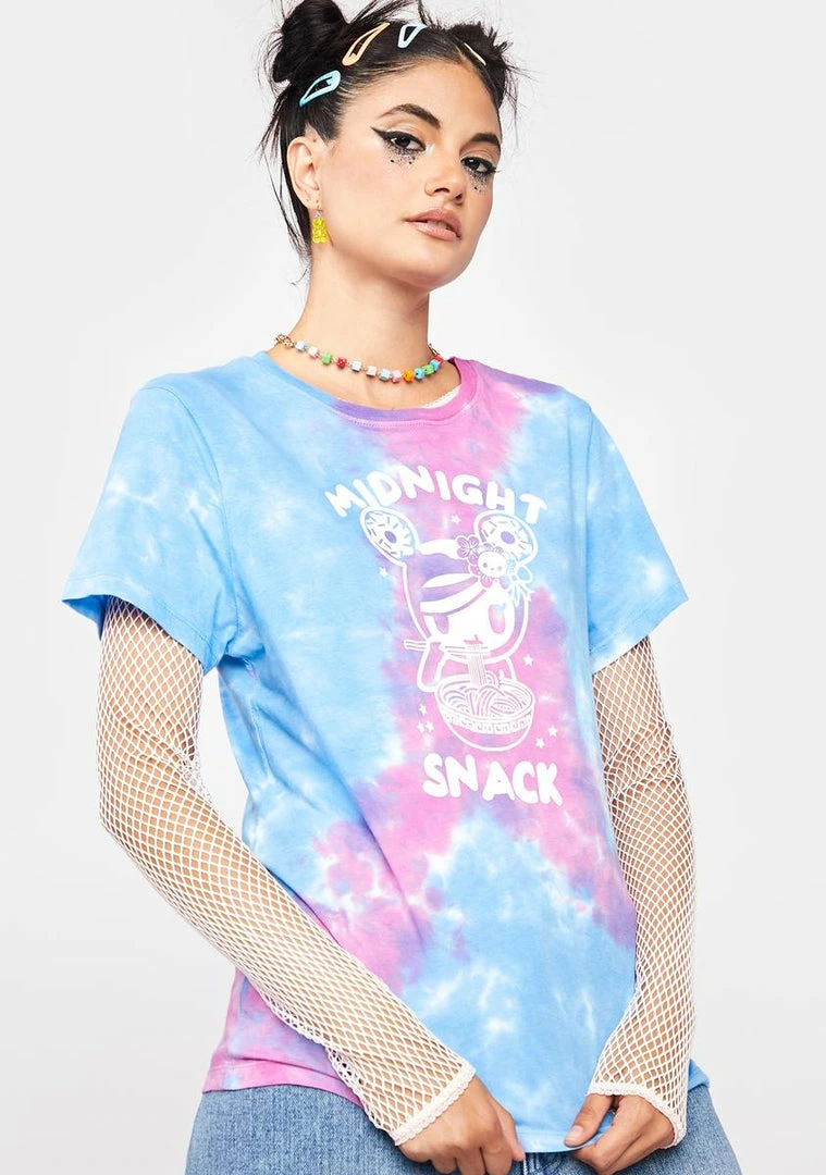 Tokidoki Tops Midnight Snack Graphic Tee 4 Tokidoki Tops Midnight Snack Graphic Tee