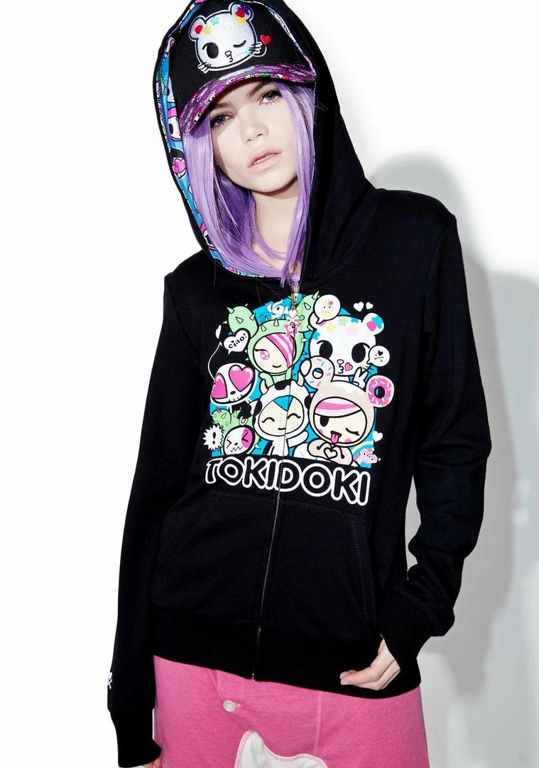 Tokidoki Best Buds Hoodie Outerwear 3 Tokidoki Best Buds Hoodie Outerwear