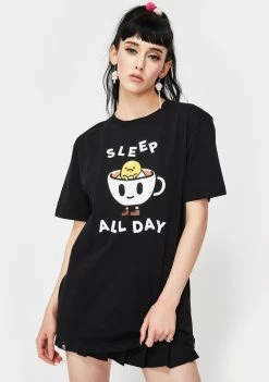 Tokidoki X Gudetama Sleep All Day Graphic Tee Tops