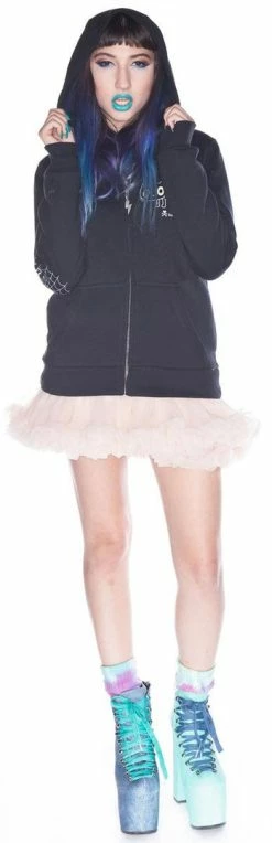 Tokidoki Afraid Of The Dark Zip Hoodie Outerwear