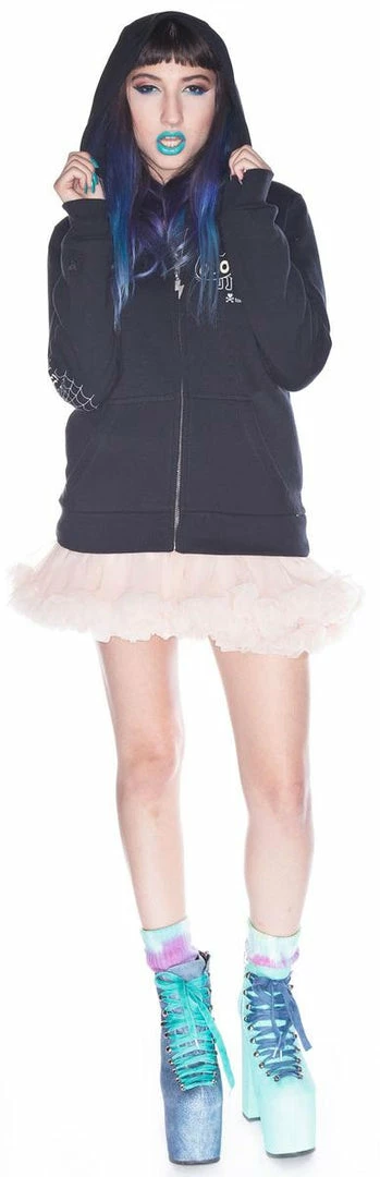 Tokidoki Afraid Of The Dark Zip Hoodie Outerwear 3 Tokidoki Afraid Of The Dark Zip Hoodie Outerwear