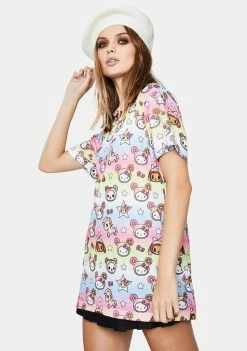 Tokidoki Tops X Hello Kitty Hello Kitty Goes Donuts Graphic Tee