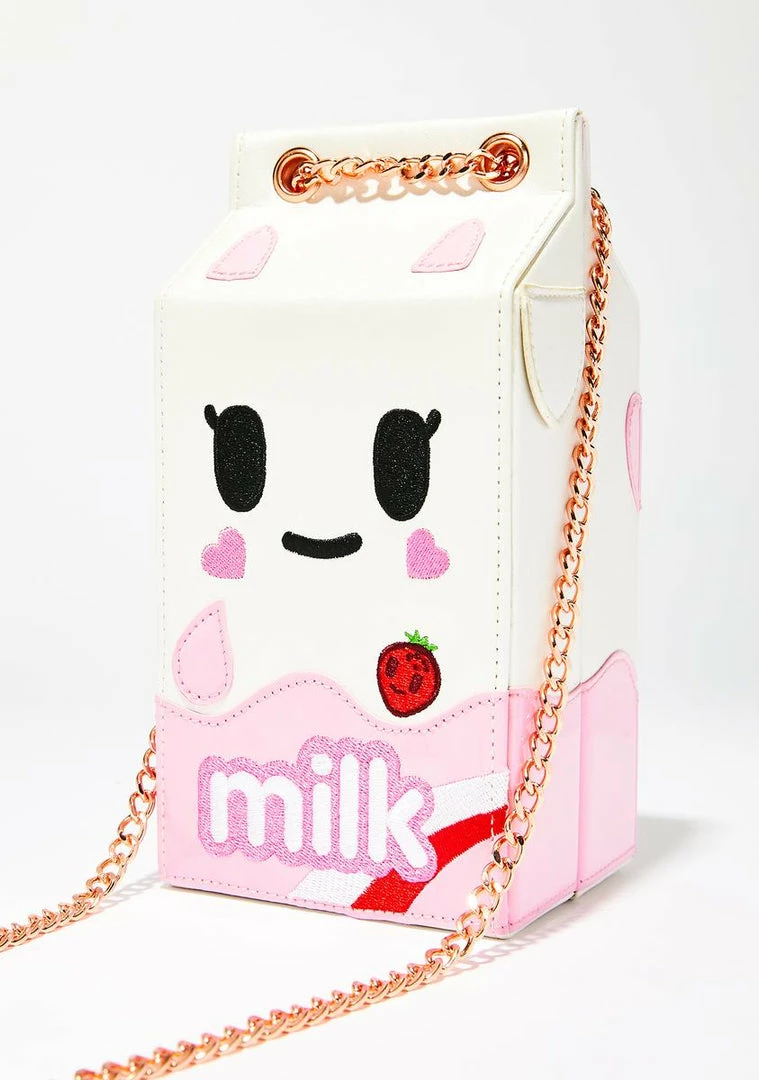 Tokidoki Strawberry Milk Handbag Bags & Wallets 4 Tokidoki Strawberry Milk Handbag Bags & Wallets