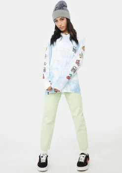 Tokidoki Clouded Long Sleeve Hoodie Tops