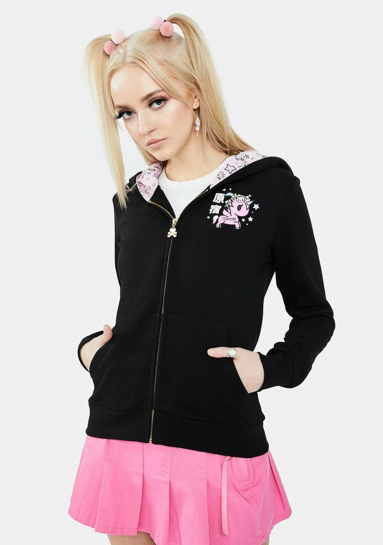 Tokidoki Harajuku Graphic Hoodie Tops 3 Tokidoki Harajuku Graphic Hoodie Tops