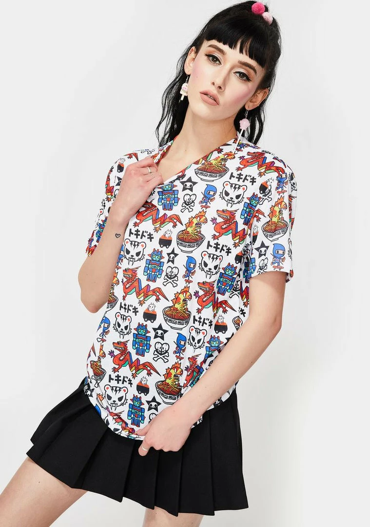 Tokidoki Tops Major TKDK Graphic Tee 4 Tokidoki Tops Major TKDK Graphic Tee