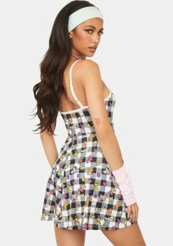 Tokidoki Plaid Dress Picnic Mini Dress