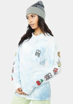 Tokidoki Clouded Long Sleeve Hoodie Tops