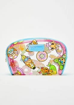 Tokidoki Pool Party Clear Cosmetic Case