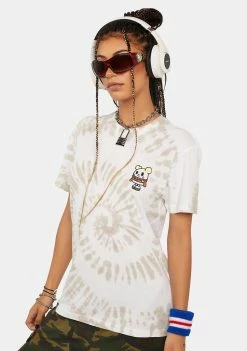 Tokidoki Burger House Tie Dye Tee Graphic T-Shirt