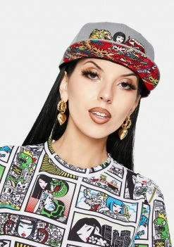 Tokidoki Tiger Boss Snapback Baseball Hat Hats