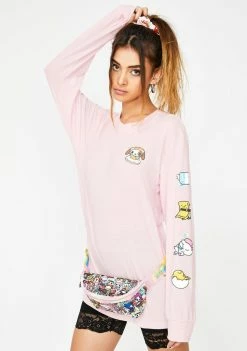 Tokidoki Gudetama Donut Nap Graphic Tee Tops