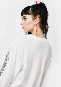 Tokidoki Tops Garden Sleeves Long Sleeve Graphic Tee 9 Tokidoki Tops Garden Sleeves Long Sleeve Graphic Tee