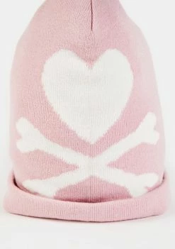 Tokidoki Heart And Crossbones Beanie Hats