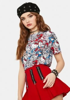 Tokidoki Tops Dragon Kitty Graphic Tee