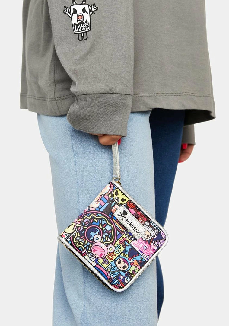Tokidoki Midnight Metropolis Small Zip Around Wallet Bags & Wallets 3 Tokidoki Midnight Metropolis Small Zip Around Wallet Bags & Wallets