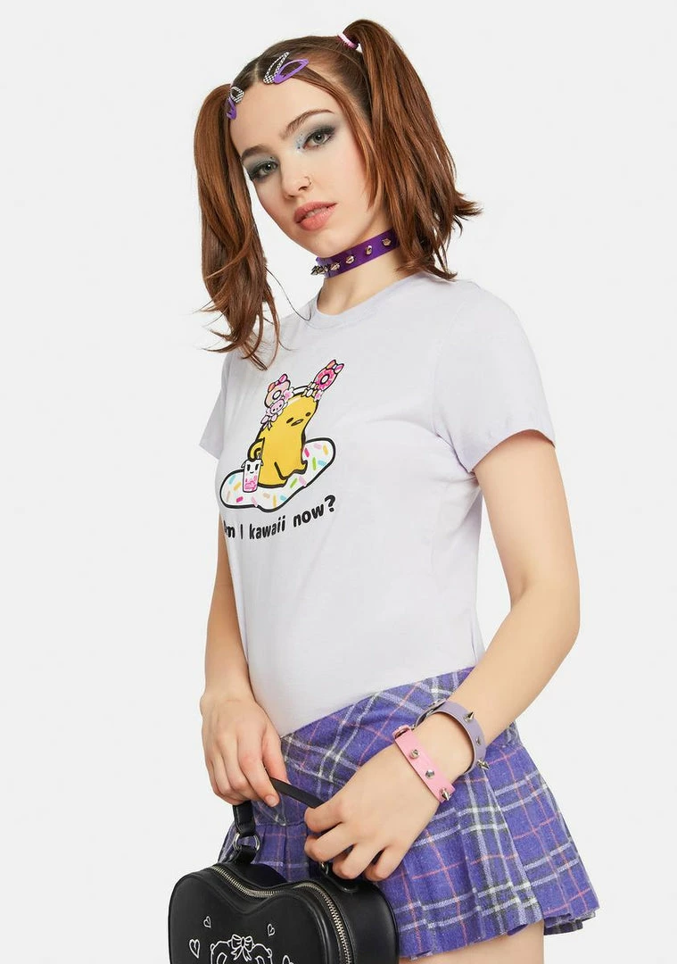 Tokidoki Tops Mega Kawaii Gudetama Graphic Tee 4 Tokidoki Tops Mega Kawaii Gudetama Graphic Tee